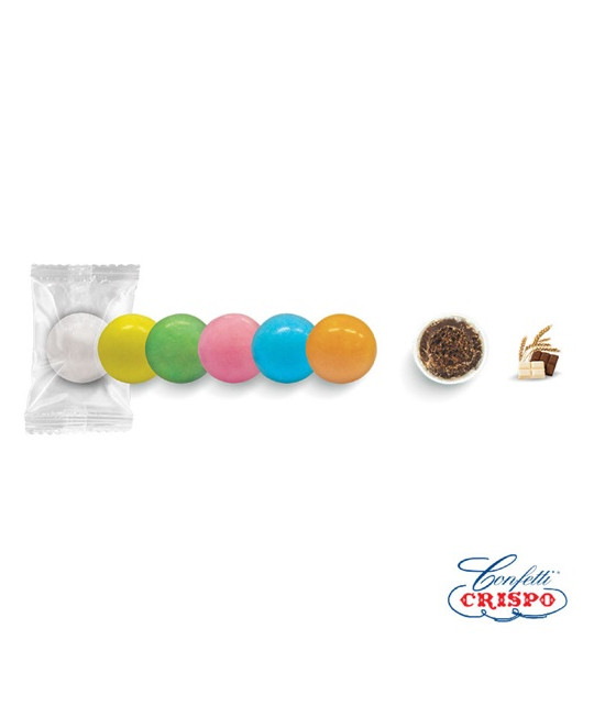 Κουφέτα Crispo Krixi Safe Pack (Δημητριακά & Διπλή Σοκολάτα) Πολύχρωμο 900g