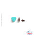 Confetti Crispo Selection (Bitter Chocolate) Mini Hearts Blue 500g