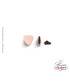 Confetti Crispo Selection (Bitter Chocolate) Mini Hearts Pink 500g