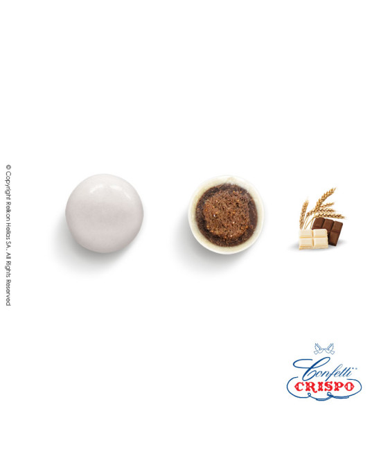 Confetti Crispo Krixi (Cereals & Double Chocolate) White 900g