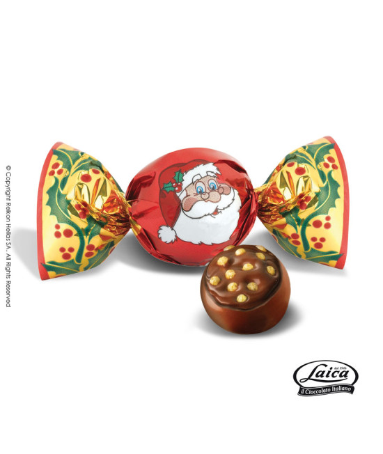 Wrapped Chocolate Santa Claus 